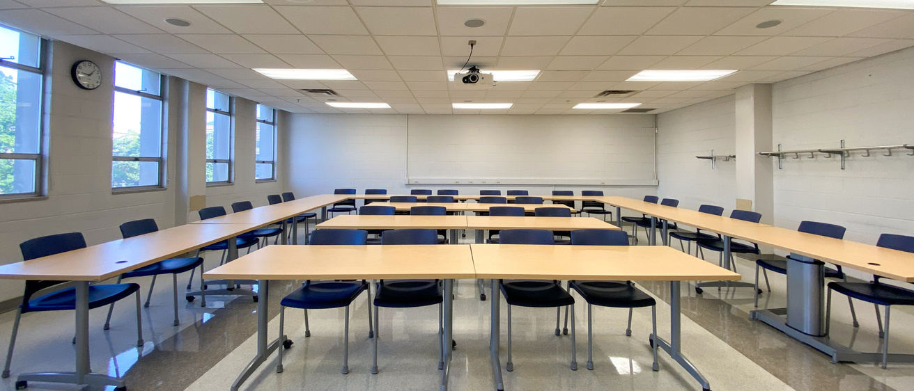 photo of university classroom 313 phillips hall