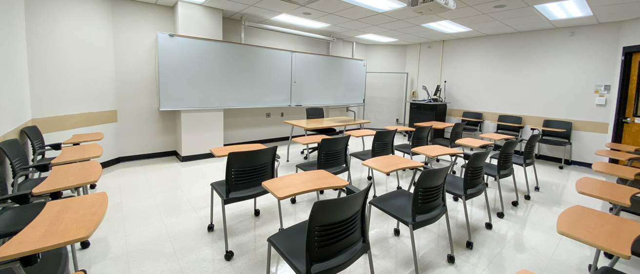 image of classroom 468 Phillips Hall