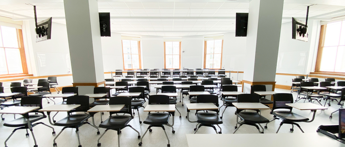 image of classroom 140 Schaeffer Hall