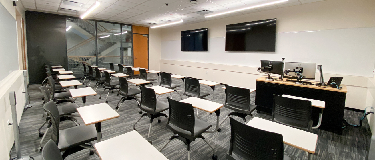 image of classroom C210 College of Public Health Building