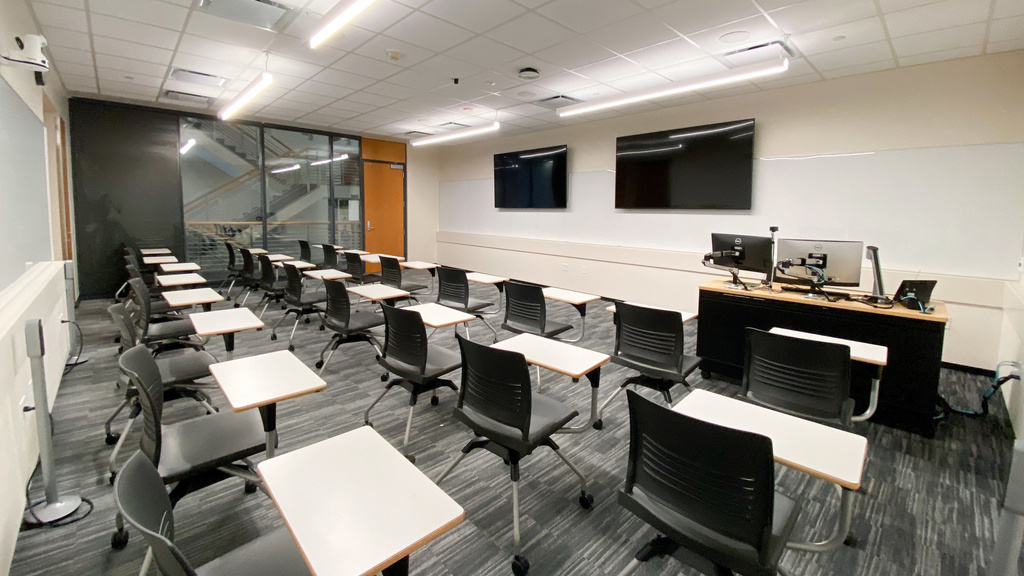 image of classroom C210 College of Public Health Building