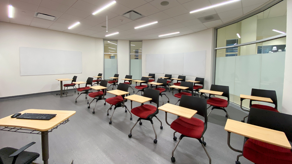 image of classroom 252 College of Pharmacy Building