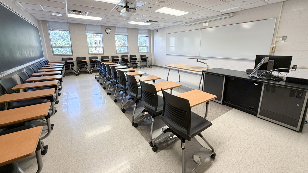 image of classroom 207 Phillips Hall