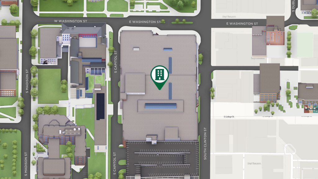 image of map of University Capitol Centre