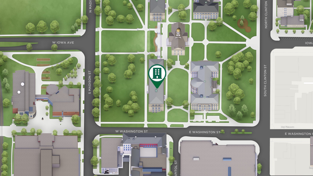 image of map of MacLean Hall