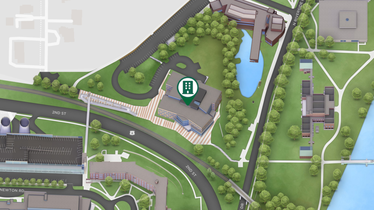 image of map of College of Public Health Building