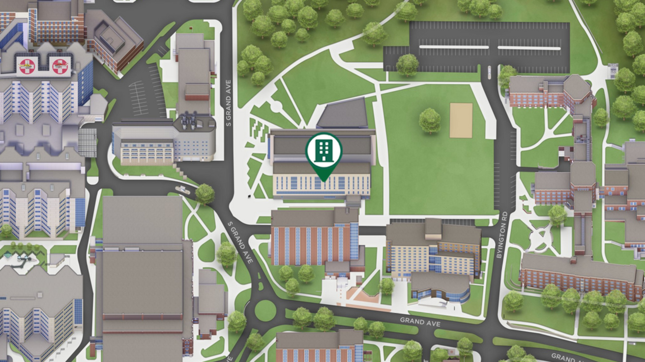 image of map of College of Pharmacy Building
